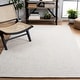preview thumbnail 13 of 191, SAFAVIEH Handmade Abstract Lottie Modern Wool Rug 4' Square - Ivory/Beige