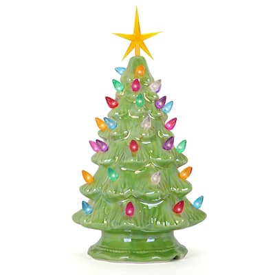Pearl Green Ceramic Christmas Tree