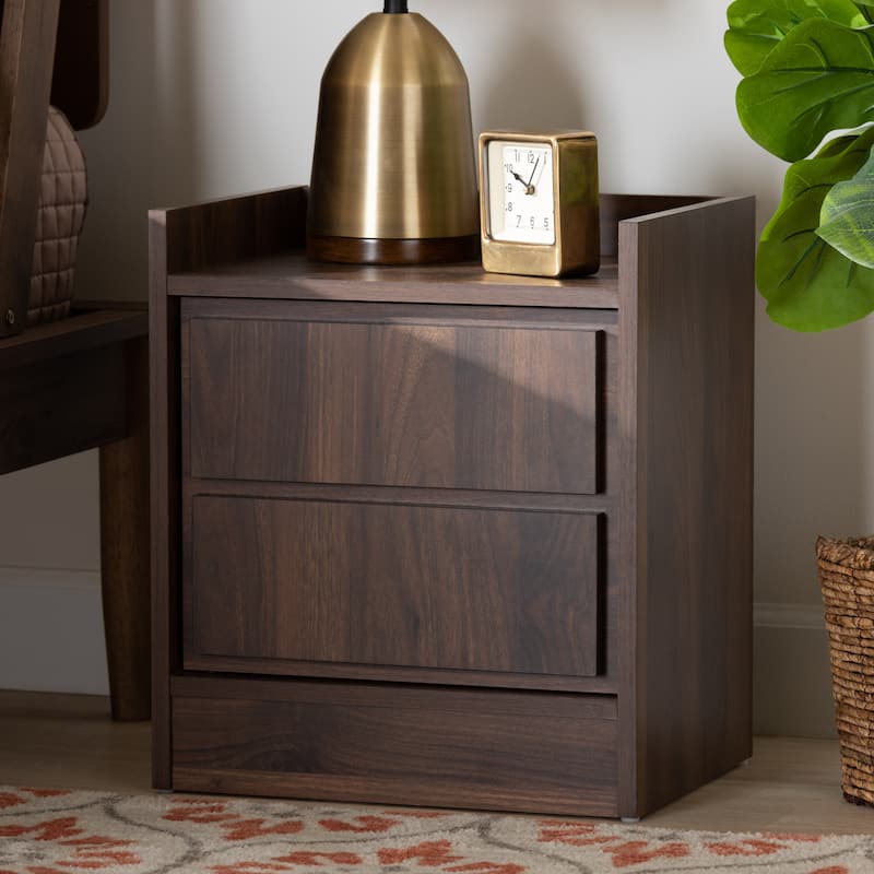 Hale Modern and Contemporary Wood 1-Door Nightstand