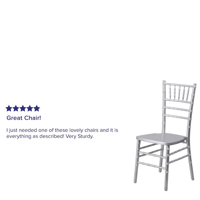 Chiavari Lightweight Wood Chair (Set of 2)