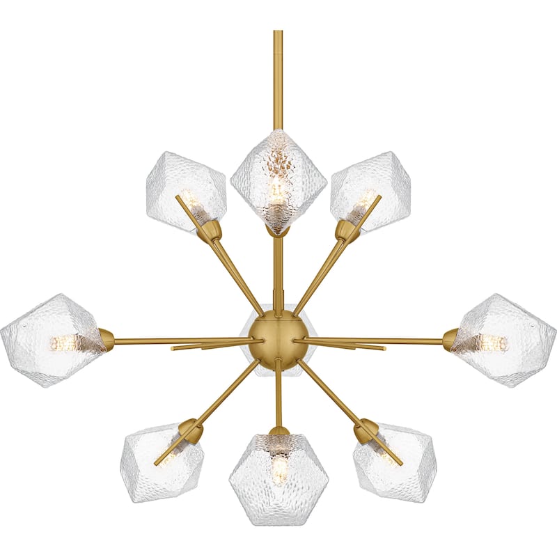 Salvador 9-Light Brushed Gold Chandelier