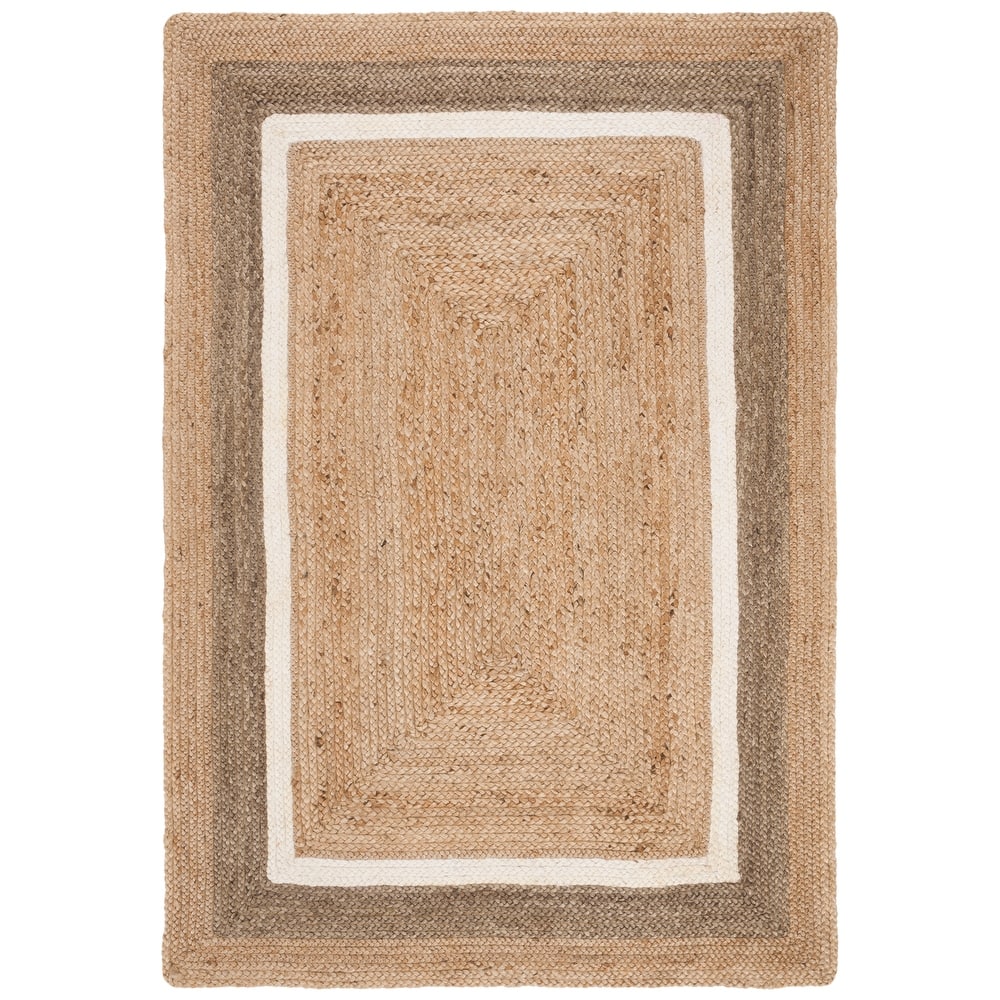 SAFAVIEH Handmade Natural Fiber Antonije Border Jute Rug