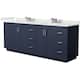 Option Dark Blue / White Quartz Top / Brushed Nickel