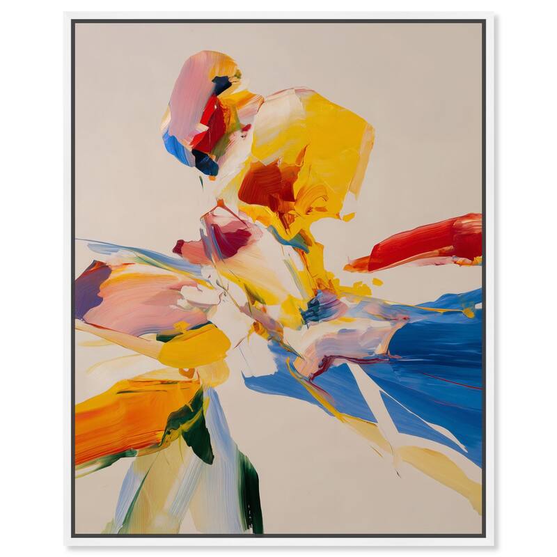 Flippant Bloom I Canvas by Art Remedy - 20" x 24" - White