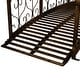 preview thumbnail 16 of 14, Outsunny 7' Metal Arch Garden Bridge with Safety Siderails, Decorative Arc Footbridge with Delicate Scrollwork "S" Motifs