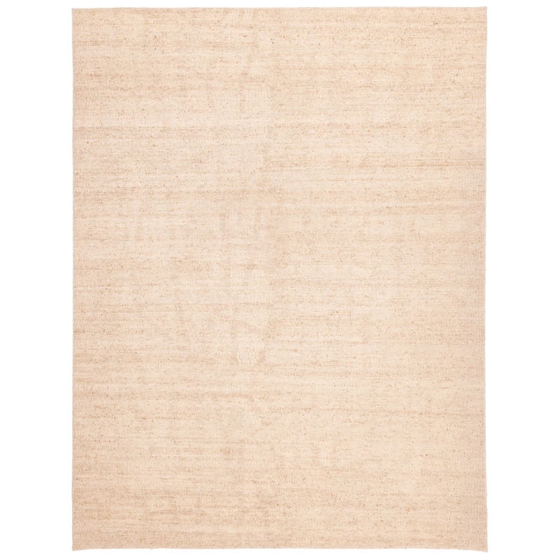 ECARPETGALLERY Hand-knotted Looma Ivory Wool Rug - 8'10 x 11'8