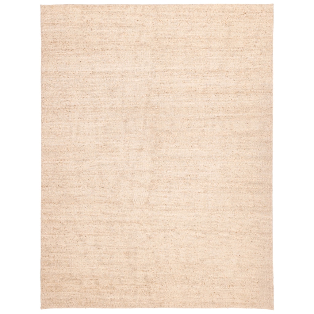 ECARPETGALLERY Hand-knotted Looma Ivory Wool Rug - 8'10 x 11'8