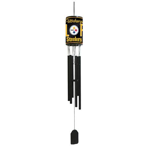 NFL Wind Chime, #1 Fan with Team Logo, Pittsburgh Steelers