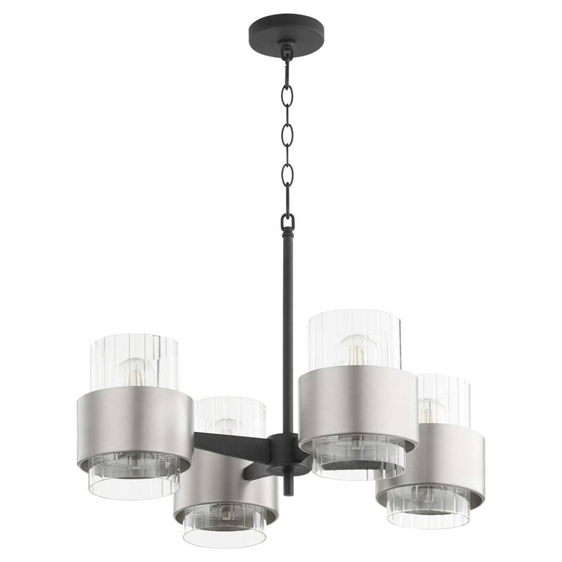 Quorum International 683-4-65 Epsilon 4 Light 25" Wide Chandelier with