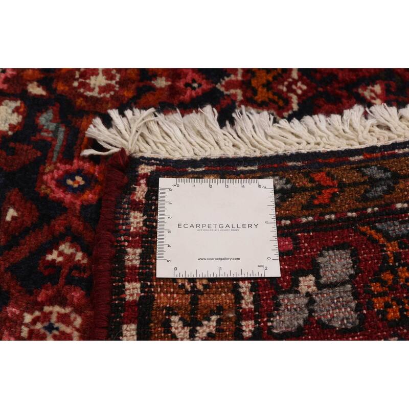 ECARPETGALLERY Hand-knotted Andelz Navy Wool Rug - 3'8 x 10'3