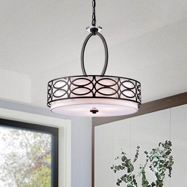 overstock drum chandelier