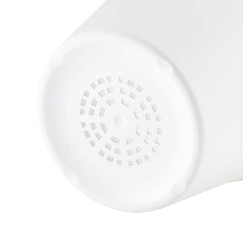 Round Plastic Planter Pots with Mesh Drainage Holes, Removable Saucer