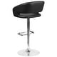 preview thumbnail 40 of 178, Vinyl Adjustable Height Barstool with Rounded Mid-Back