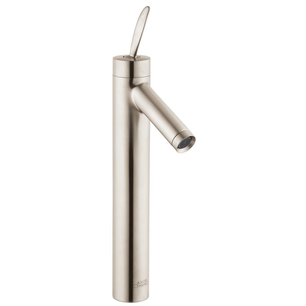 Axor 10020 Starck 1.2 GPM Single Hole Joystick Vessel Bathroom Faucet with Drain Assembly - Engineered in Germany, Limited