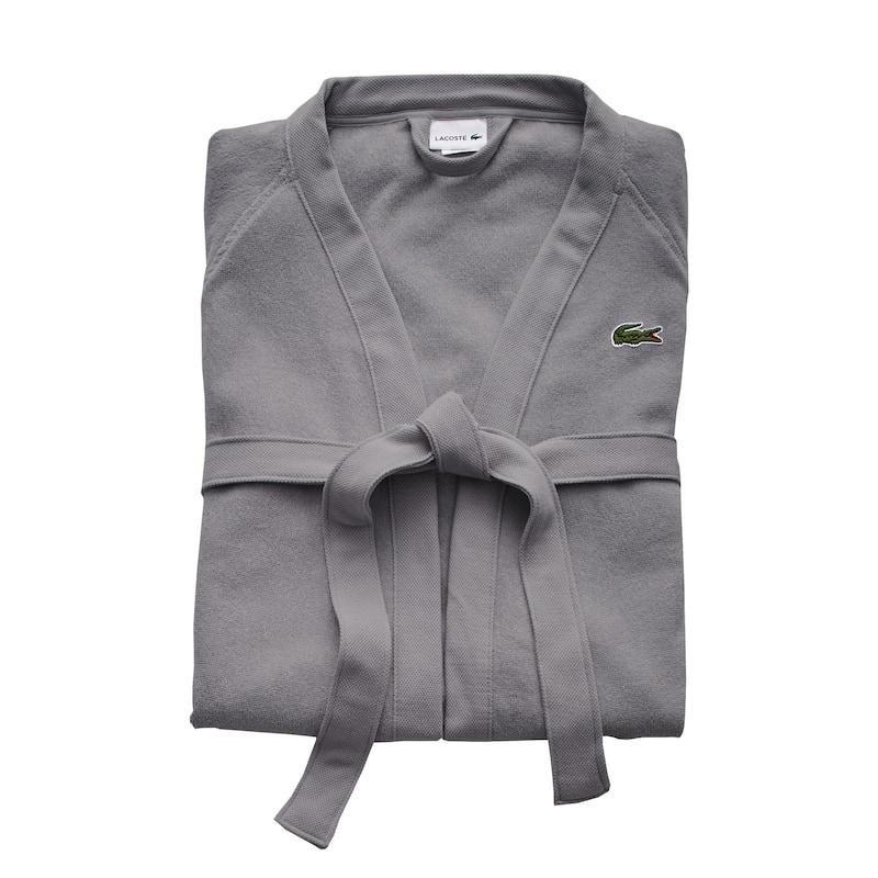 Lacoste 100% Cotton Classic Pique Bath Robe