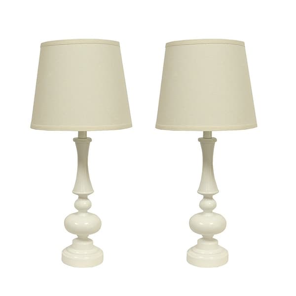 slide 1 of 3, Set of 2 Nouvel Table Lamps, 24.5 inch Tall