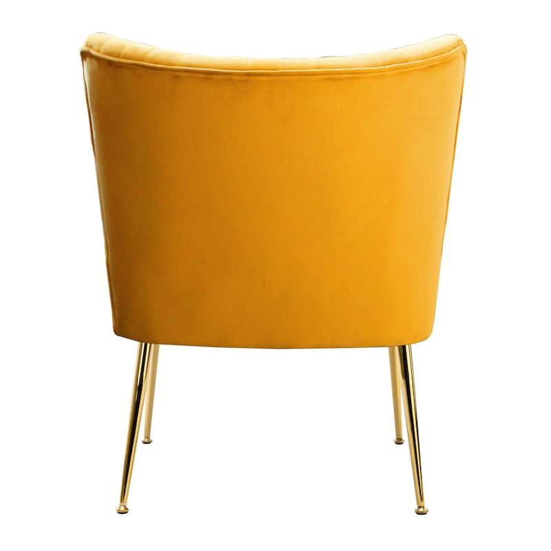 Heaven Contemporary Velvet Upholstered Accent Chair