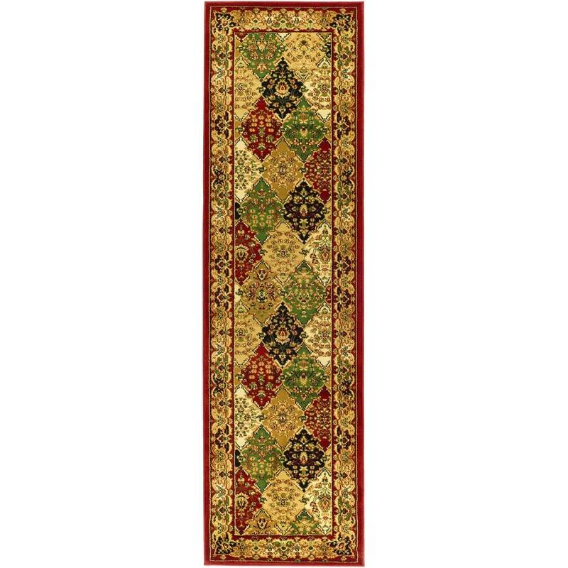 SAFAVIEH Lyndhurst Lyndy Traditional Oriental Rug - 2'3" x 6' Runner - Multi/Red