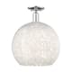 Option Polished Chrome / White Mouchette