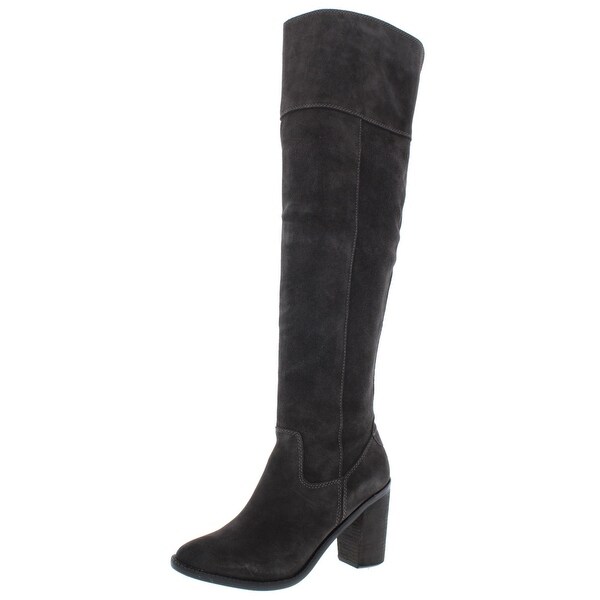 steve madden grey thigh high boots