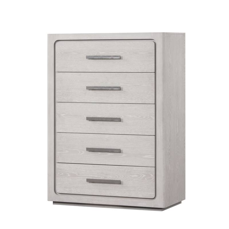 Furniture of America Sorelle Modern Solid Wood 5-Drawer Storage Chest