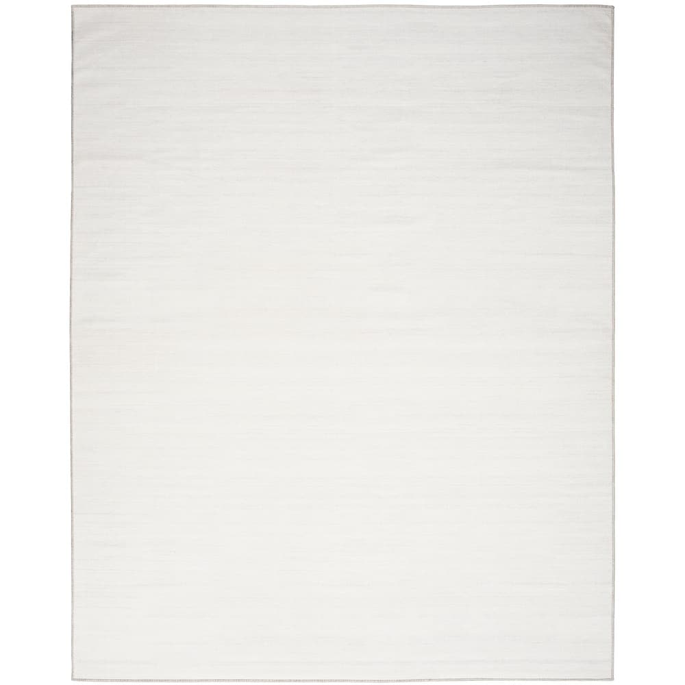 Nourison Washable Essentials Indoor Solid Area Rug