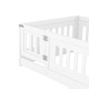preview thumbnail 11 of 10, Twin Montessori Floor Bed with Guardrails & Arched Door