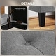 preview thumbnail 19 of 29, HOMCOM Ottoman Bench Tufted Storage Chest with Flipping Top, 36.25"W x 15.75"D x 15.75"H