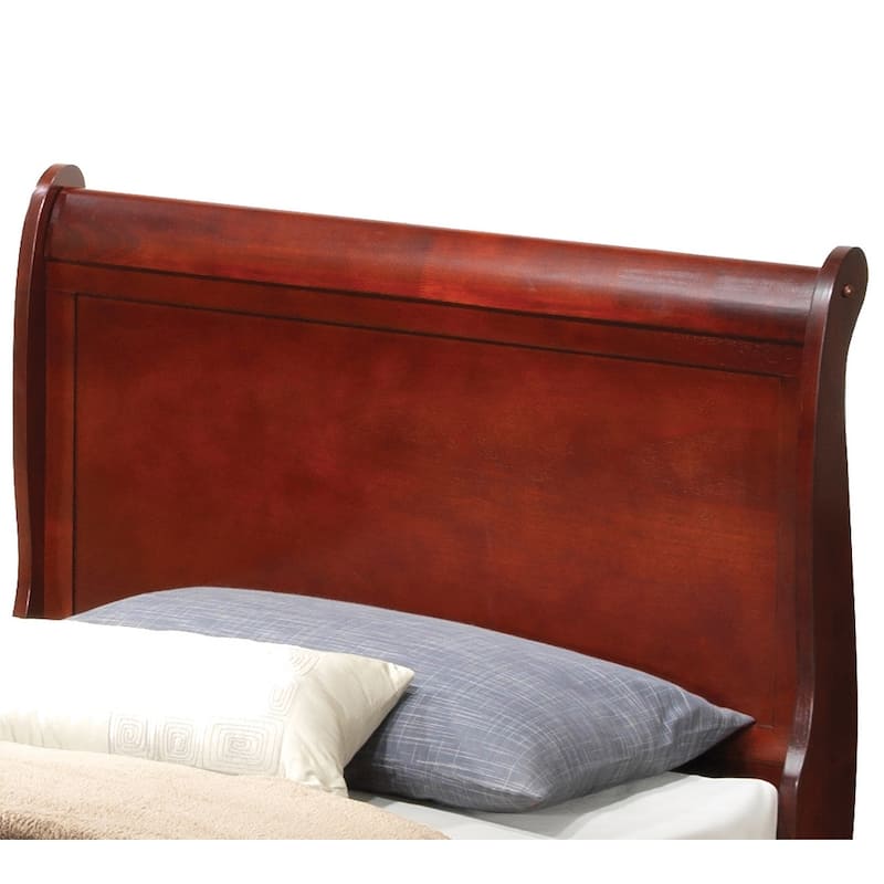 Traditional Cherry Bed with Rich Finish and Twin Mattress Fit