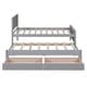 preview thumbnail 7 of 10, Twin Size Wood Frame Platform Bed with Trundle Bed and Two Storage Drawers, Headboard Included