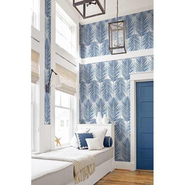 Shop Seabrook Designs Beach House Paradise Palm Leaf Unpasted
