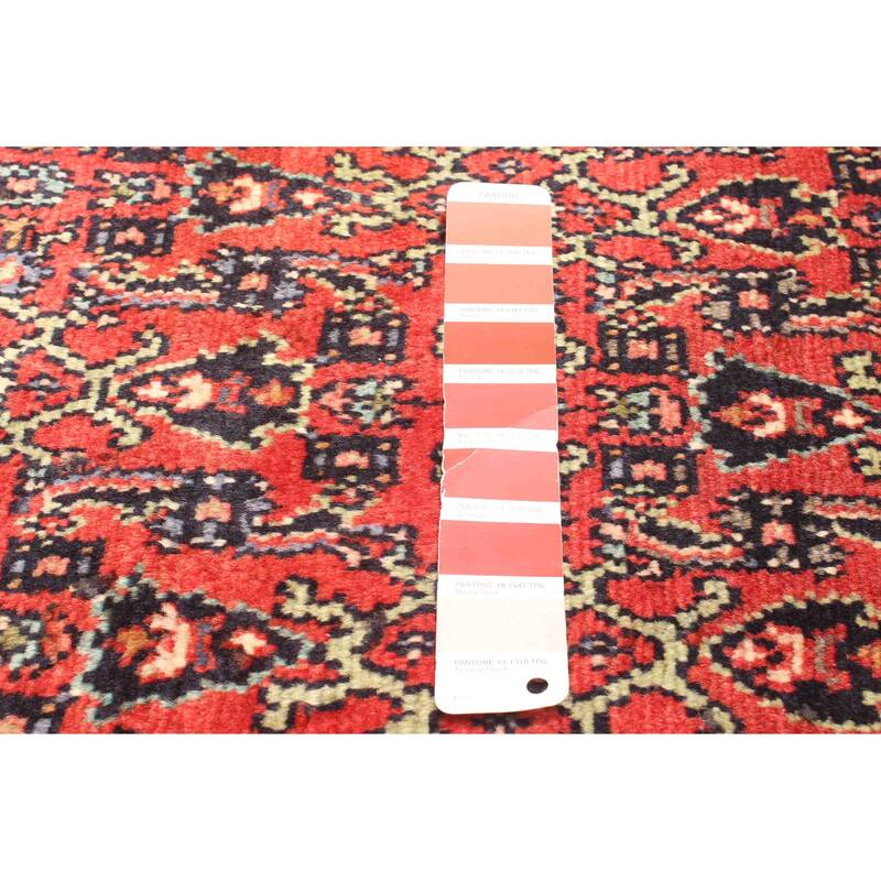 ECARPETGALLERY Hand-knotted Andelz Red Wool Rug - 2'1 x 9'1