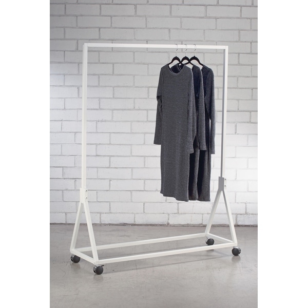 Bed bath and beyond on sale clothes rack on wheels