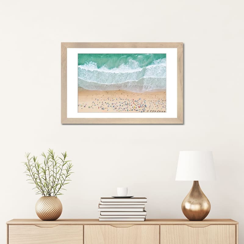 iCanvas "Aerial Summer Beach" by Sisi & Seb PFA