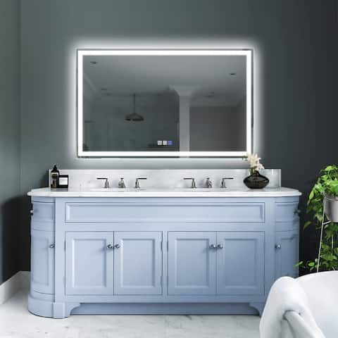 ExBrite 36'' x 60'' LED Anti Fog,LED Lighted Bathroom Mirror,Back Lighting - 36x60