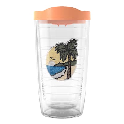 Tervis A Day In The Tropics Made in USA Double Walled Insulated Travel Tumbler, Sunrise