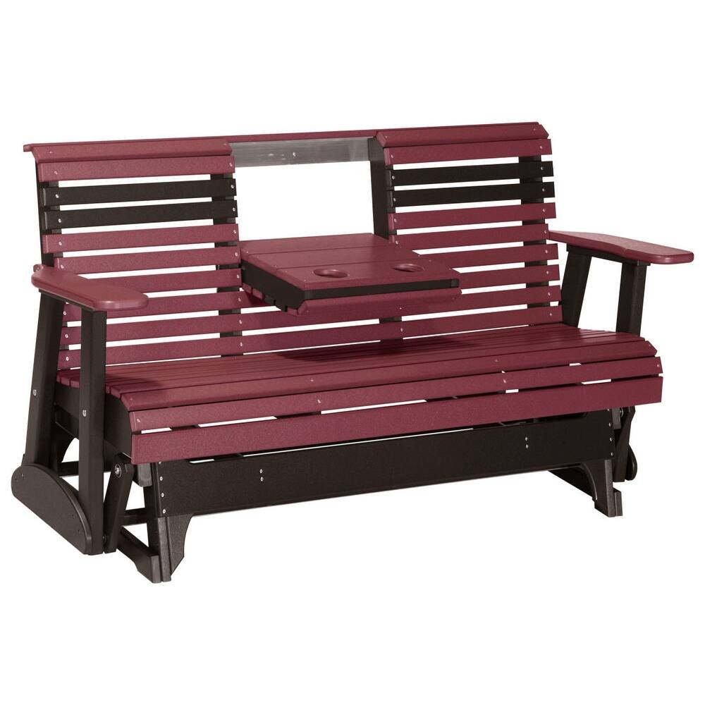 Poly Lumber Plain Rollback Patio Glider