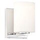 preview thumbnail 1 of 4, Oslo - 1 Light LED Wall Sconce & Vanity - Opal Glass. Chrome
