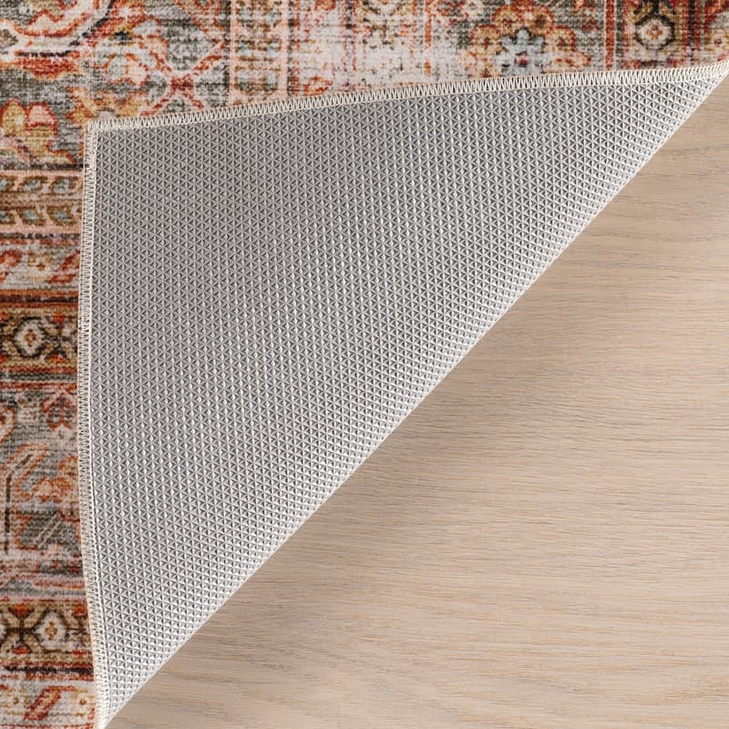 Nuloom Sivanya Floral Washable Area Rug