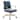 Benmar Ribbed PU Leather Office Chair - Ergonomic Swivel Desk Chair - Chrome Gold Steel Base Executive Computer Seat