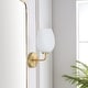 preview thumbnail 4 of 3, SAFAVIEH Lighting Idina Wall Sconce - Gold - 8"W x 6"D x 13"H