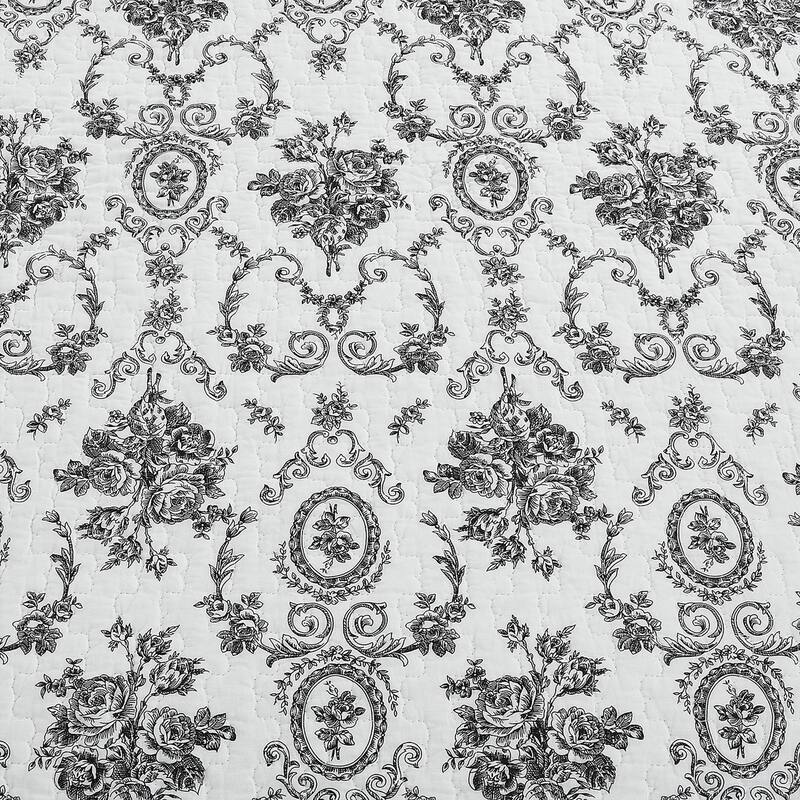 Gracewood Hollow Mekuli French Medallion 3-piece Quilt Bedding Set