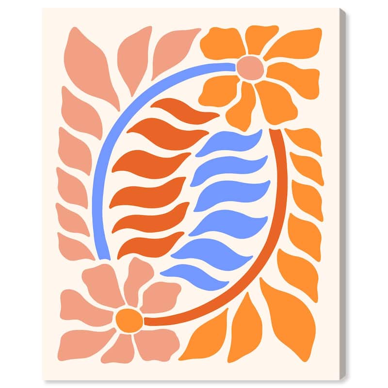 Floral Vine II Canvas by Art Remedy, Gallery Wrapped - 36" x 45"