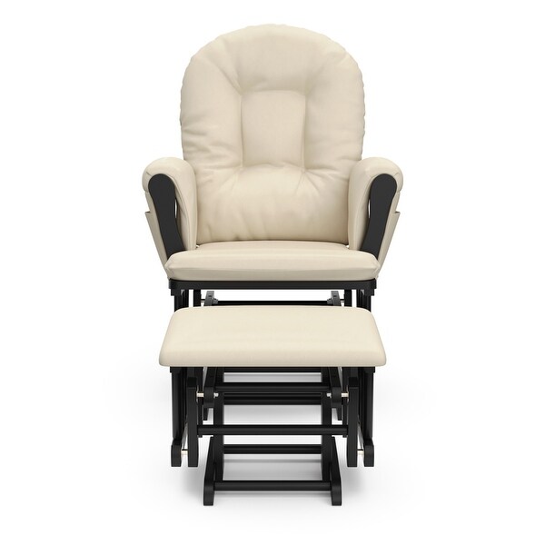 storkcraft hoop glider and ottoman set
