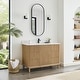 preview thumbnail 43 of 57, Seoul Bath Vanity with White Grain Composite Stone Top without Mirror