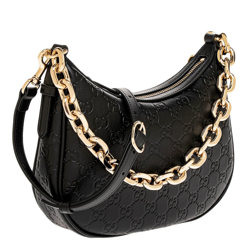 Gucci GG Emblem Medium Shoulder Bag