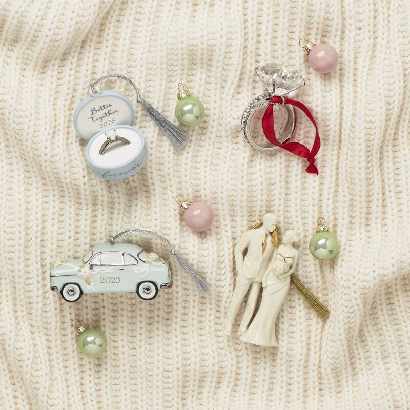 Lenox 2025 "Together Forever" Ring Box Ornament