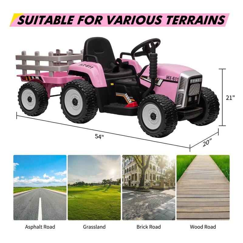 12V Kids Electric Tractor