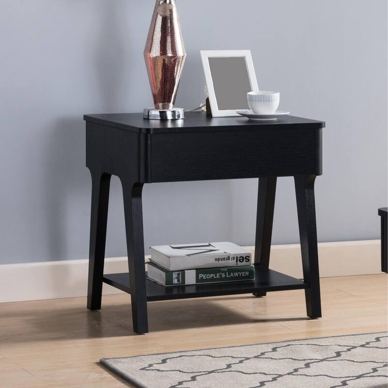 Lift Top End Table with 1 Bottom Shelf