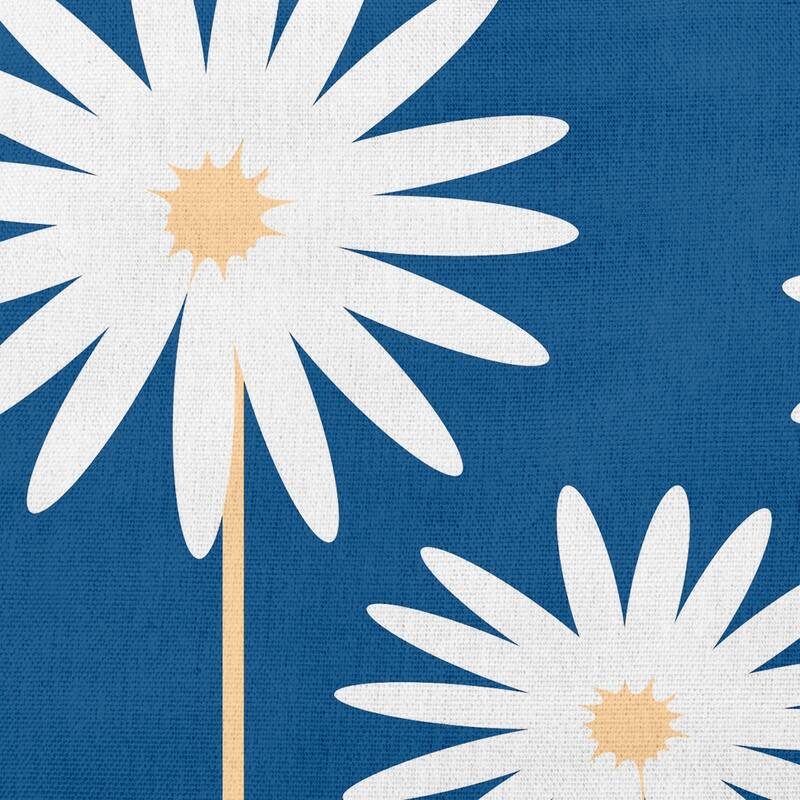 Floral Print Indoor/Outdoor Throw Pillow